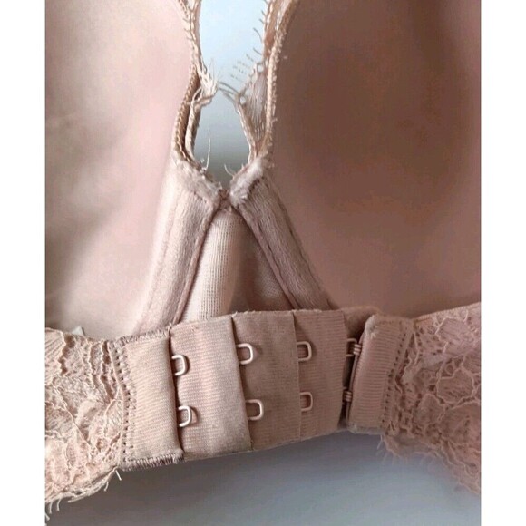 Ambrielle Push Up Bra Size 36DD Blush Pink Floral Lace Plunge Convertible 93677 - Picture 7 of 7